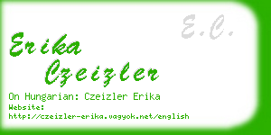 erika czeizler business card